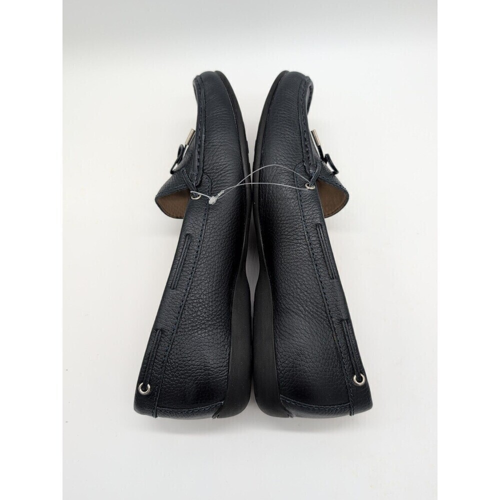 Marc Joseph New York Diana St Flat Slip-On Moc toe Faux Lace Loafers Leather 12 - Picture 9 of 12